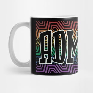 LGBTQ PATTERN USA ADMIRAL Mug